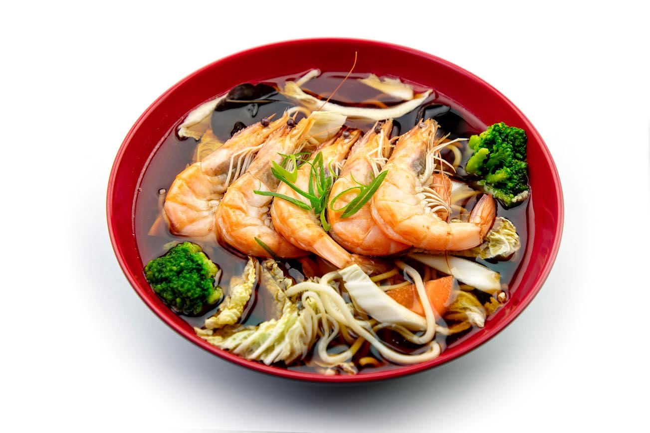Seafood noodle soup